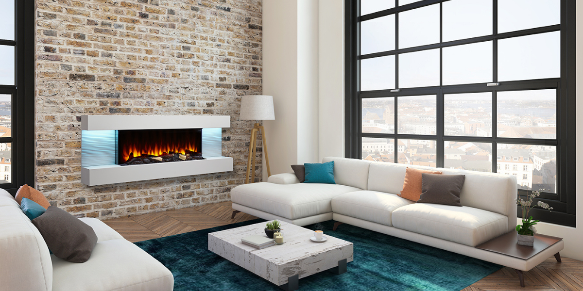 simplifire format electric fireplace