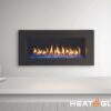 Heat & Glo Mezzo 36 Gas Fireplace with LED lights