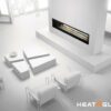 Heat & Glo Mezzo 72 See-Through Gas Fireplace