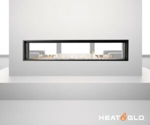 Heat & Glo Mezzo 72 See-Through Gas Fireplace