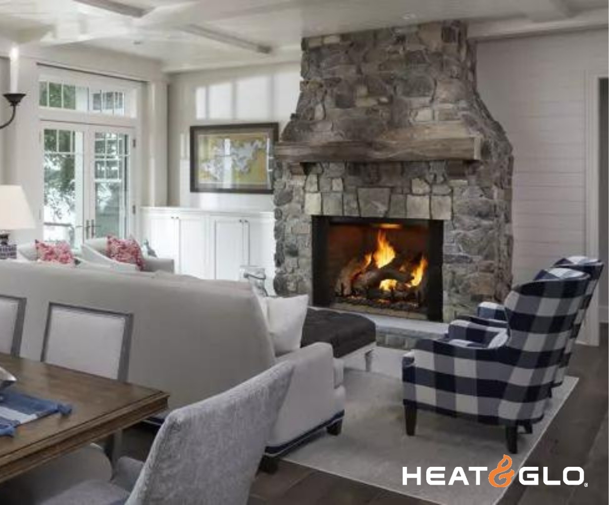 Heat & Glo Phoenix TrueView 42 Gas Fireplace