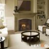 Heat & Glo True 36 Gas Fireplace with Stratford Brick Refractory - TRUE-36S-IFT